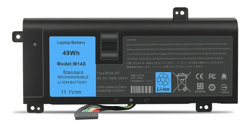  Dell Alienware Bateria 14 A14 M14x R3 R4  Y3pn0 G05yj P39g