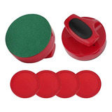 Set De Air Hockey: 2 Empujadores Y 4 Pucks