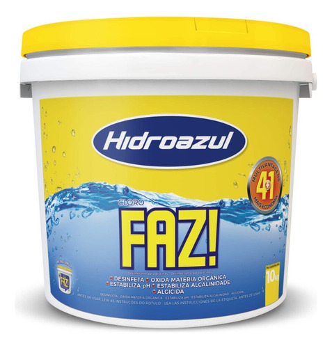 Cloro Faz Hidroazul 10kg