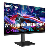 Innoview 27 Pulgadas 180hz Qhd 2k P 1ms Monitor De Juegos A.