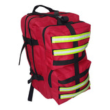 Mochila De Rescate Emergencias Táctica Chica 35lts Roja