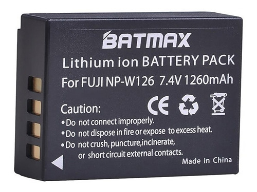 Batería Np-w126 Para Fujifilm X-a1 X-e2 X-h1 Pro3 T20 X100v