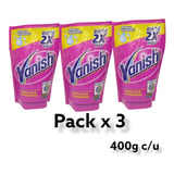 Pack X 3 Vanish Liquido Color Quitamanchas Multiuso 400g