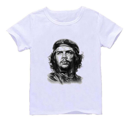 Remera Blanca Adultos Che Guevara R5