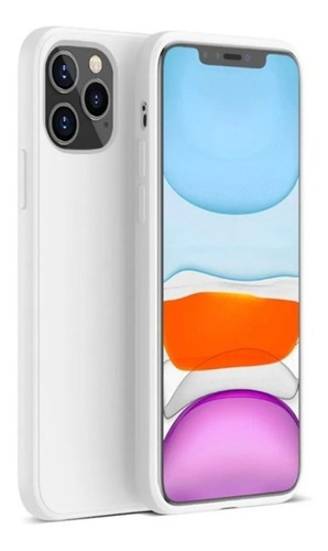 Funda Protectora De Silicona Líquida Para iPhone 12 Pro Max