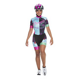 Macaquinho Dunas Feminino Skull Ciclista Bike Roupa Ciclismo