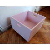 Caja Organizadora  Juguete,  Madera Pintada, Ud Elige Color
