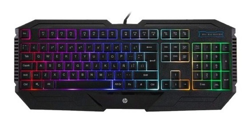 Teclado Gamer Hp K110 Iluminado Español Revogames