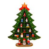 Decoración De Mesa De Madera Árbol De Navidad Div Ornaments2