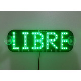 Letrero Luminoso 58 Led Para Auto Taxi Libre 12v