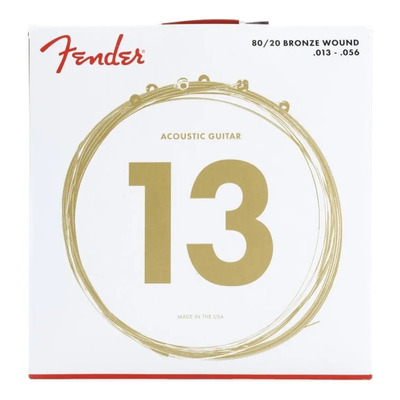 Encordadura Fender Para Guitarra Electroacústica 70m | Envío gratis