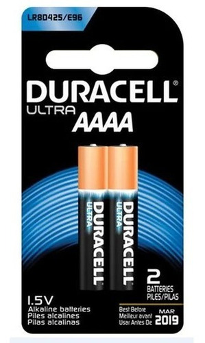 Pila Alcalina Duracell Ultra Aaaa 1.5v X2 Fx