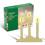 Velas De Navidad Con 3 Luces Para Ventana.