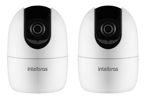 Kit 2 Câmeras Wi-fi Im4 C Intelbras Full Hd  Mibo Ip 360°