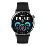 Ryscom Reloj Inteligente Circular Smartwachth Android Llamada Messan Whatsap Pantalla Completa Responde Llamadas Bluetooth Notificaciones Fondos Intercambiables Frecuencia Cardíaca Deportivo Negro