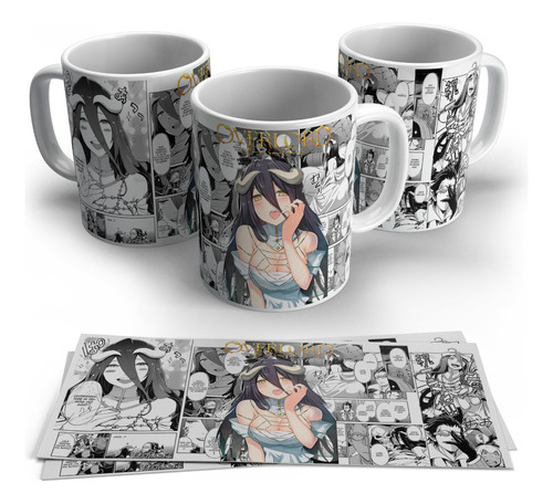 Albedo Overlord Taza Personalizada Anime 14