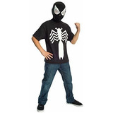 Rubie's Ultimate Black Spider-man / Venom Camiseta Y Máscara