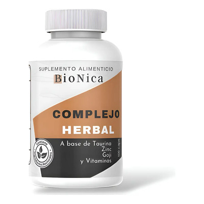 Suplemento En Cápsula Complejo Herbal De Bionica 100 Caps | Meses sin interés
