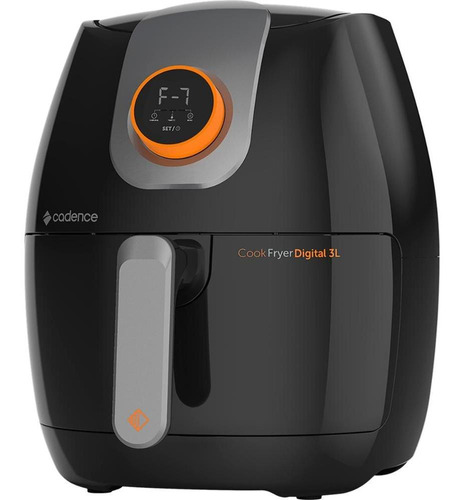 Fritadeira Sem Óleo 3l Cadence Contrast Digital Fryer 127v