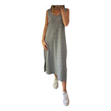 Bobo Vestido Maxi Mujer Largo Remeron Amplio Solero Camisola