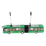 Música Grande City Trolley Bus Toy, Vehículos Para Niños Y N