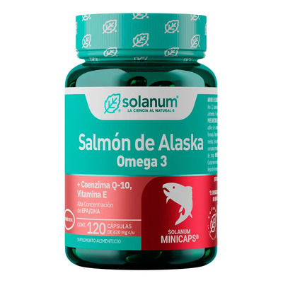 Solanum Omega 3 Salmón De Alaska+vit.e &coq-10 120mincap Sfn Sabor Sin sabor | MercadoLibre