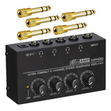 Amplificador Fones Ouvido Power Play Ha400 + 5 Plugs P10 P2