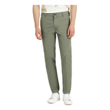 Pantalón Cargo Hombre Chino Tapered Slim Fit Verde Dockers