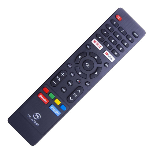 Controle Remoto Compatível Para Smart Tv Multilaser Tl024