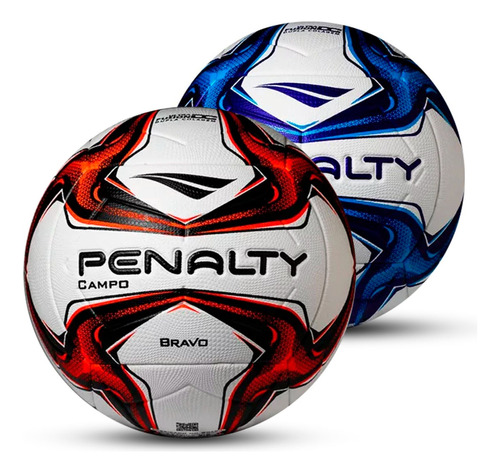 Bola Penalty Bravo Xxii Futebol De Campo Oficial - 2 Cores  