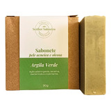 Sabonete Argila Verde Natural Facial Vegano