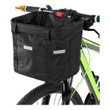 Cesta Delantera Bicicleta Desmontable Impermeable Manillar M