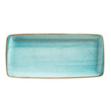 Fuente Rectangular 34 X 6 Aqua 35dt Porcelana Volf Bonna