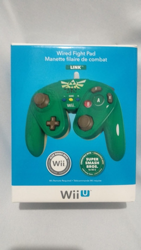 Controle Fight Pad Zelda Pdp Nintendo Wii U Lacrado!