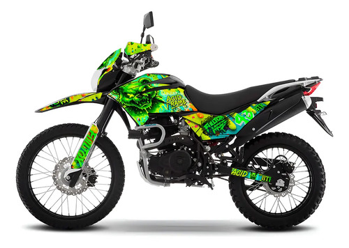 Kit De Calcas Btr Acid Frame Moto 125\u002F150\u002F200\u002F250\u002F300 Cc | Meses sin interés