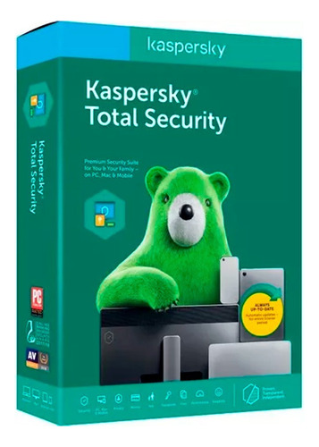 Antivirus Kaspersky Total Security Premium - 2 Disp 2 Años