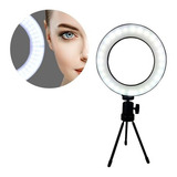 Iluminador Ring Light De Mesa 16 Cm Profissional