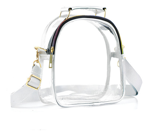 Bolso De Hombro Portátil De Moda Transparente Para Mujer