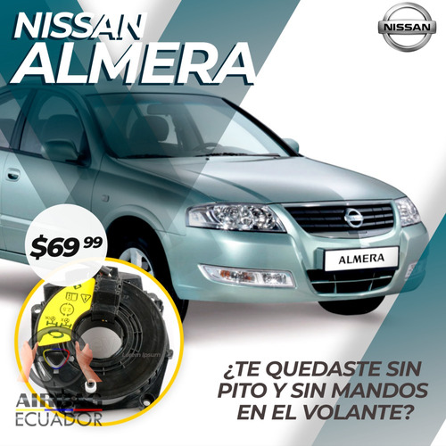 Clock Spring Nissan Xtrail Sentra Tiida Murano Navara Airbag Foto 2