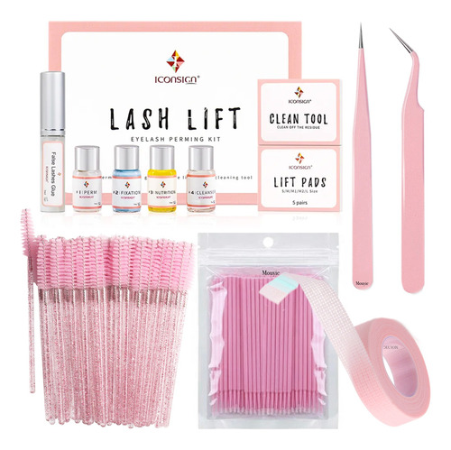 Kit Lash Lifting Iconsign +100 Microbrush +50 Cepillo 2pinza