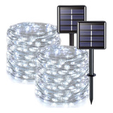 Cadena De Luces Solares Jmexsuss, Impermeables Para Exterior