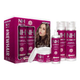 Kit Capilar New Hair Crescimento Forca Com Termo Ativado