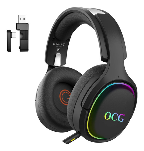 Diadema Inalambrica Gamer Ocg Ta-5000 | Dual Receptor Usb/c