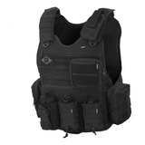 Capa De Colete Tático Modular Airsoft Wwart Fz Preto 