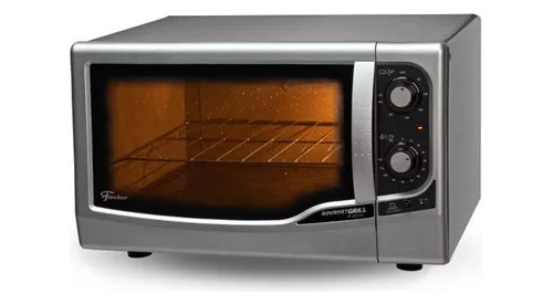 Forno De Bancada Elétrico Fischer Gourmet Grill 44l Inox127v