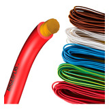 Cable Unipolar 10mm Argenplas Normalizado X Rollo 10 Metros Cubierta Rojo