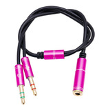 Cable Divisor Audio Triestereo 2 Machos A 1 Hembra Premium
