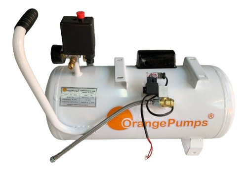 Compresor De Aire Eléctrico Orange Pumps Ld-75030 30l 1hp 127v 60hz Blanco