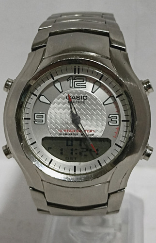 Reloj Casio Analogo-digital Efa-112 De Acero No Orient