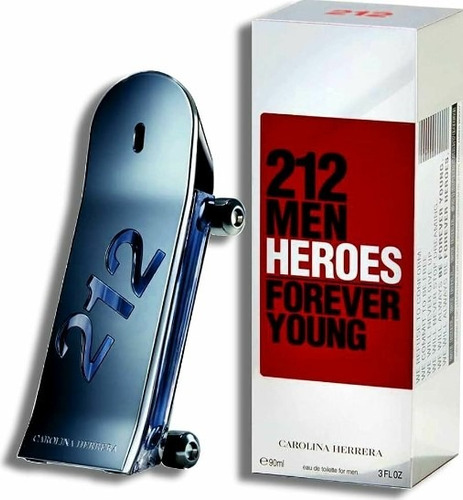 Perfume Masculino Carolina Herrera 212 Men Heroes Forever Young